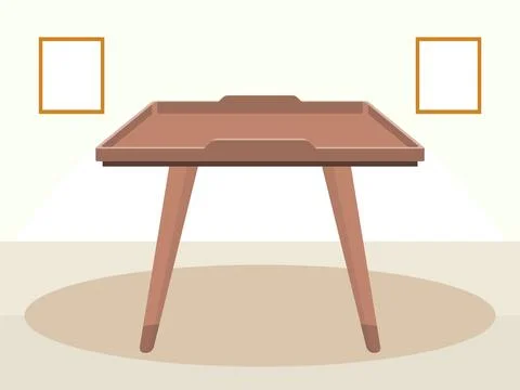 Tray Table Concept Illustration Stock Illustration