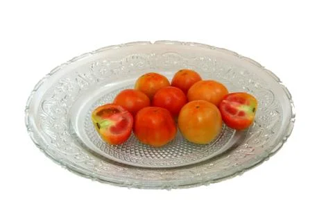 Tray of Tomatoes Stock Photos