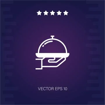 Tray vector icon Stock Illustration