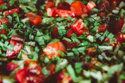 Tray with vegetable stew Stock Photos