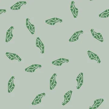 Trays cardboard packaging glyph vector seamless pattern Stock Illustration