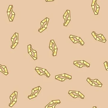 Trays cardboard packaging vector seamless pattern Stock Illustration