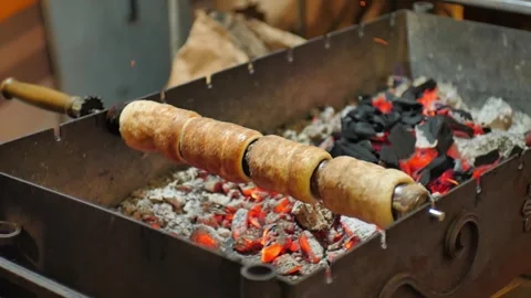 Trdelnik 3 Stock Footage 296793442