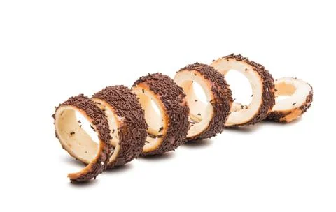 Trdelnik isolated Stock Photos