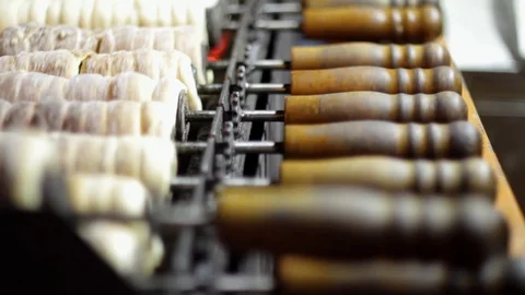 Trdelnik Or Trdlo Cake Baking Stock Footage 120790350
