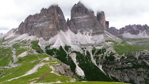Tre Cime di Lavaredo, Dolomites, Italy Stock Footage 250841997