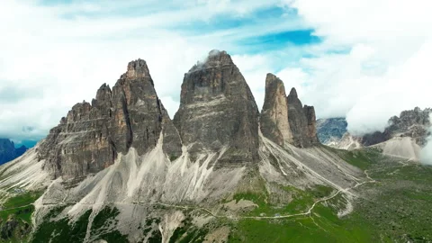 Tre Cime di Lavaredo, Dolomites, Italy Stock Footage 250843129