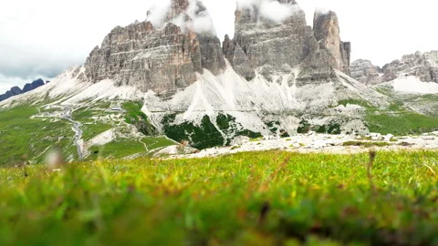 Tre Cime di Lavaredo, Dolomites, Italy Stock Footage 250845533