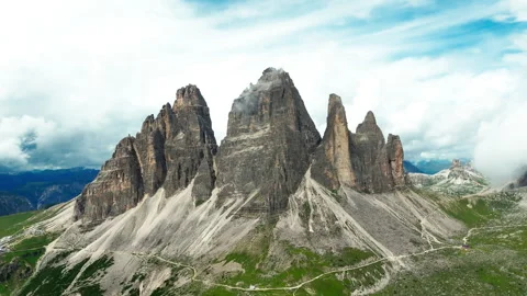 Tre Cime di Lavaredo, Dolomites, Italy Stock Footage 250847568