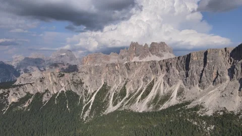 Tre Cime di Lavaredo Drone Footage Stock Footage 274913274