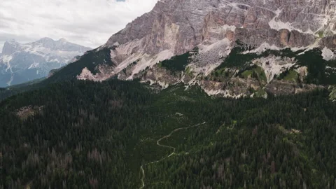 Tre Cime di Lavaredo - Lake Misurina - Dolomites - Cadore - Belluno - Italy Stock Footage 347128134