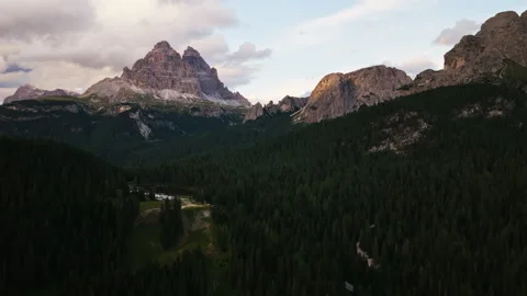 Tre Cime di Lavaredo - Sexten Dolomites - South Tyrol - Italy Stock Footage 346672891