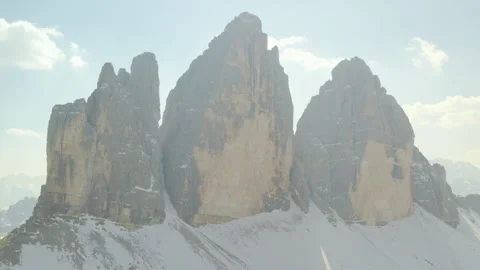 Tre Cime di Lavaredo - Three Merlons - Cinematic Drone Footage - 06 動画素材 279665568