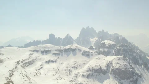Tre Cime di Lavaredo - Three Merlons area - Cinematic Drone Footage - 02 Video stock 279667404