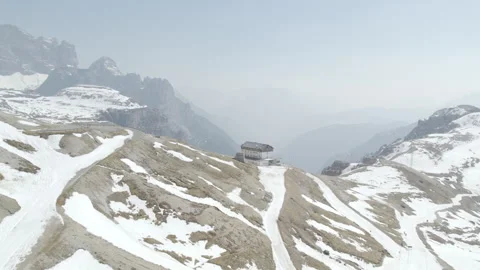 Tre Cime di Lavaredo - Three Merlons - Cinematic Drone Footage - 04 Video stock 279668171
