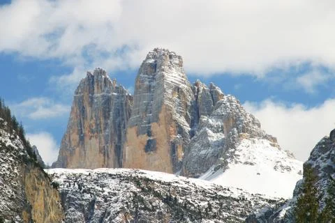 Tre cime Stock Photos
