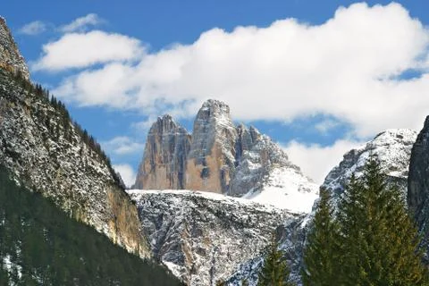 Tre cime Stock Photos
