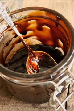 Treacle or  Molasses Stock Photos