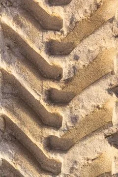 Tread pattern tire ground Stock Photos