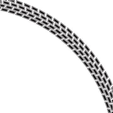 Treadmark Arch Stock Illustration