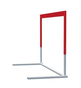Treadmill barrier on white background Illustrazione stock