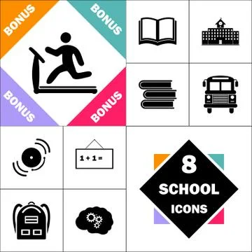 Treadmill computer symbol Stock Illustration