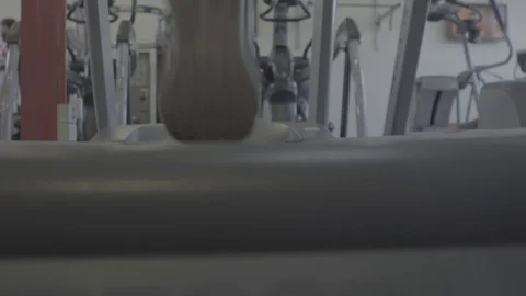 Treadmill at the gym Stock Footage 74116947