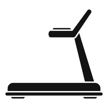 Treadmill icon simple vector. Diet food Stock Illustration