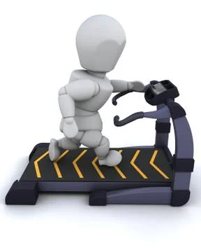 Treadmill Stock Illustration