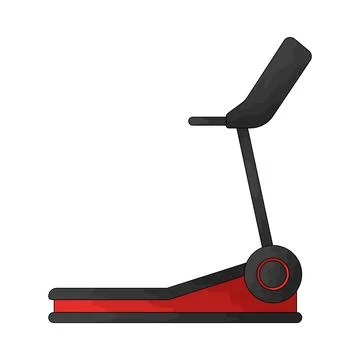 Treadmill illustration Stock Illustration