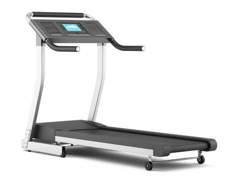 Treadmill isolated on white background Stock Illustration