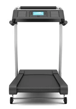 Treadmill isolated on white background Stock Illustration