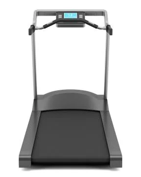 Treadmill isolated on white background Stock Illustration