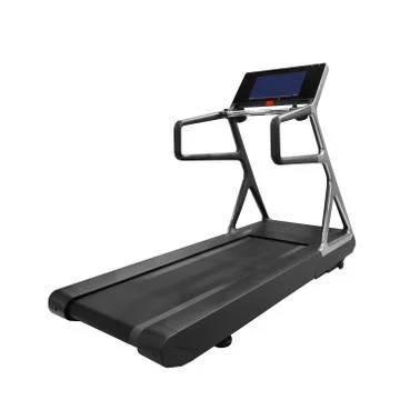 Treadmill isolated on white background Foto stock