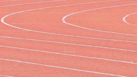 Treadmill at the stadium. Stock Footage 84997132