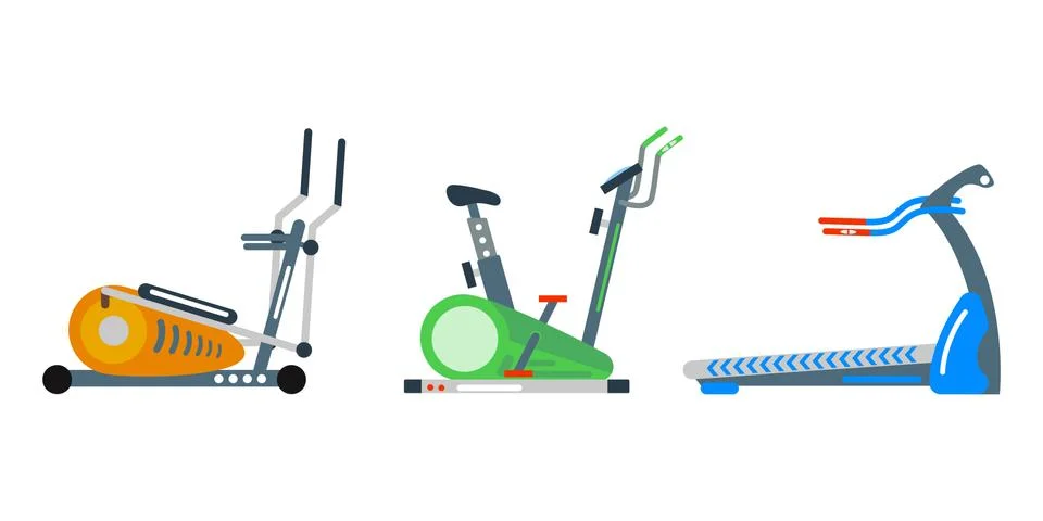 Treadmill vector illustration Stock Illustration