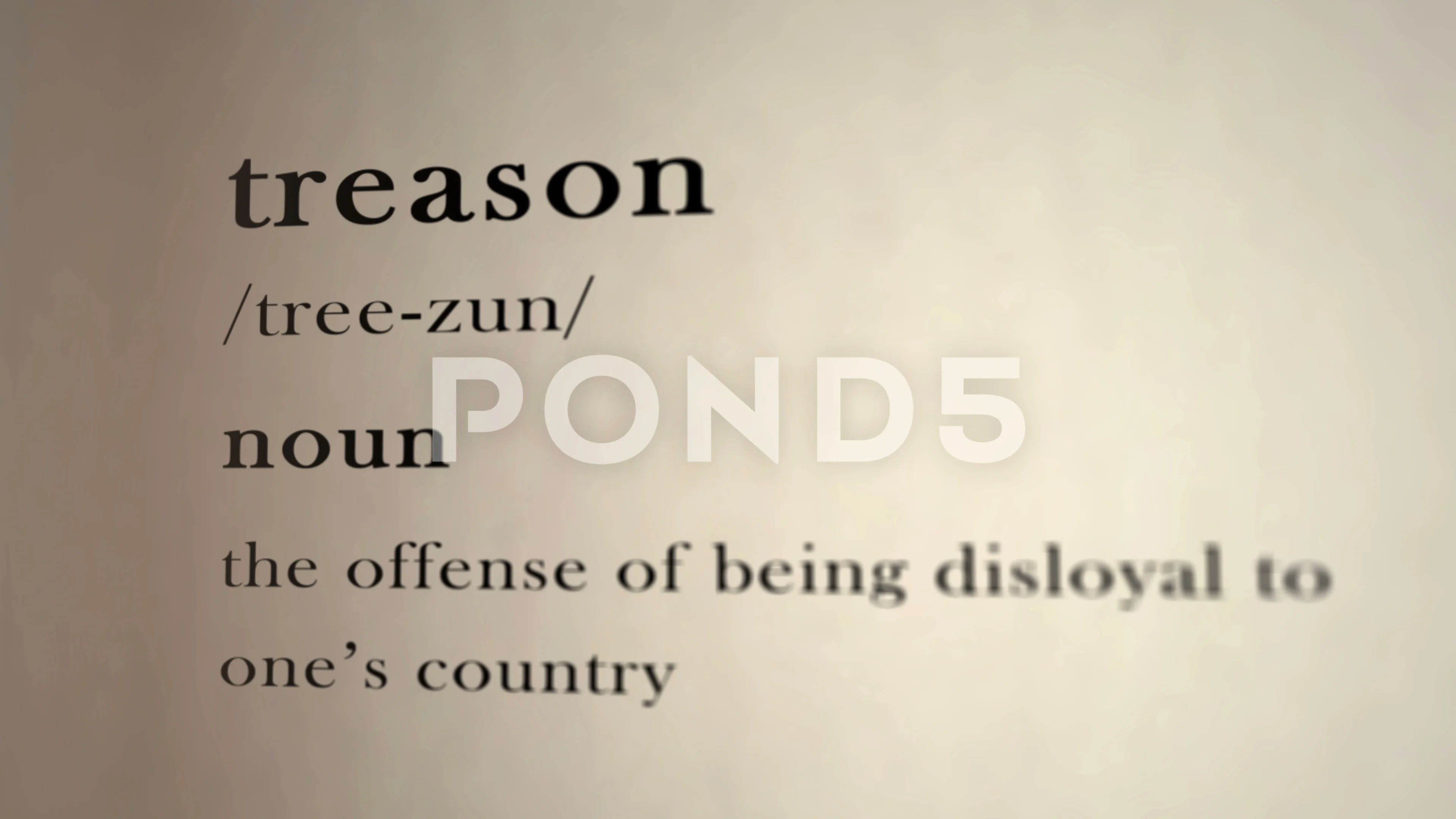 What Does 'Treason' Actually Mean?