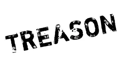 Treason rubber stamp Stock Illustration