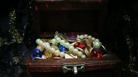 Treasure box longversion Stock Footage 10181575