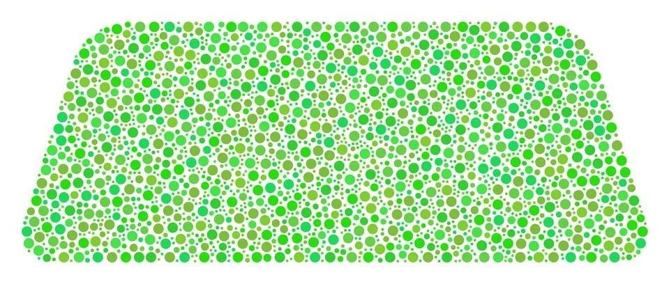 Treasure Brick Composition of Small Circles Stock Illustration