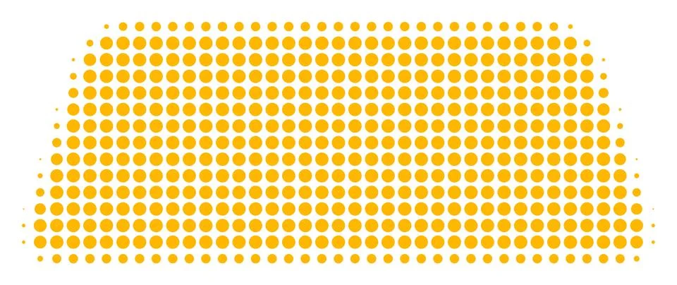Treasure Brick Halftone Icon Stock Illustration