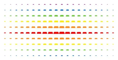 Treasure Brick Spectral Halftone Pattern Stock Illustration