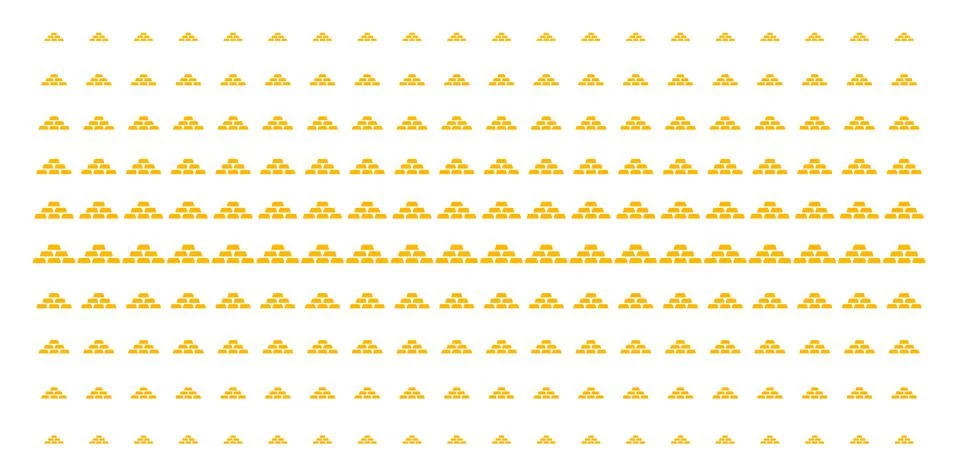 Treasure Bricks Shape Halftone Pattern Stockillustratie