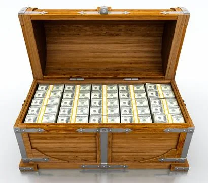 Treasure chest Stock Illustration