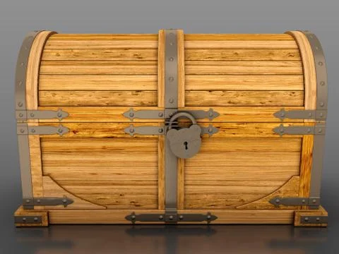 Treasure chest Stock Illustration