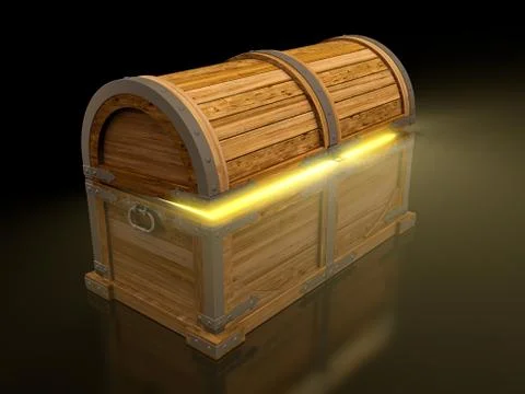 Treasure chest Stock Illustration