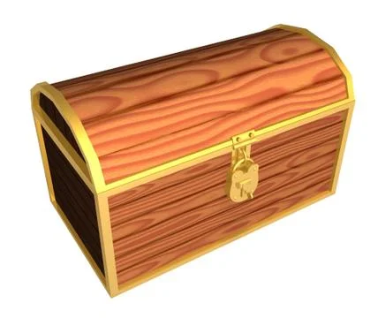 Treasure chest Stock Illustration