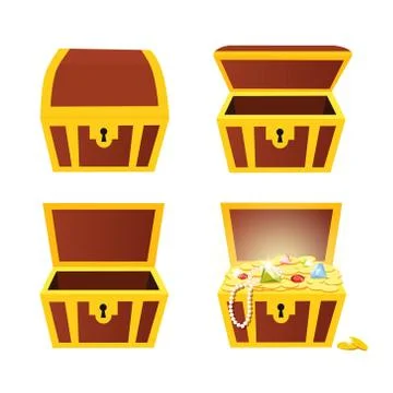Treasure Chest Stock Illustration