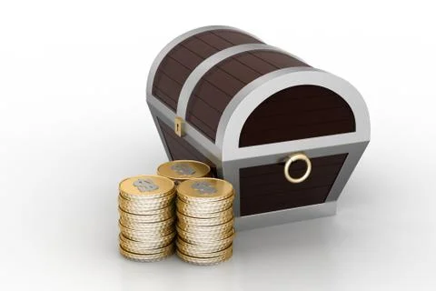 Treasure chest Grats Stockgrafik