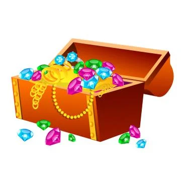 Treasure Chest Stock Illustration